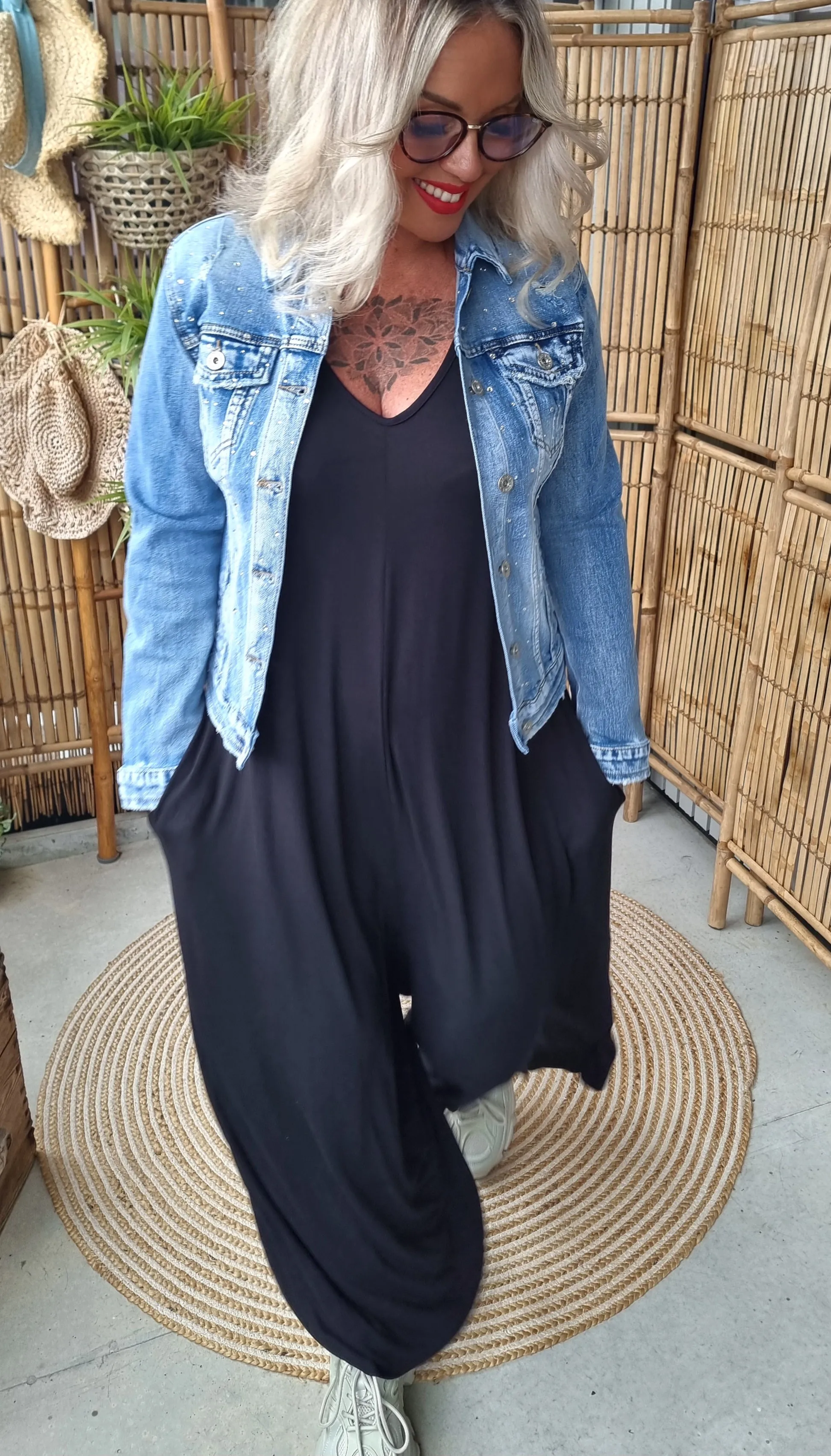 Kajsa Baggy Jumpsuit Black