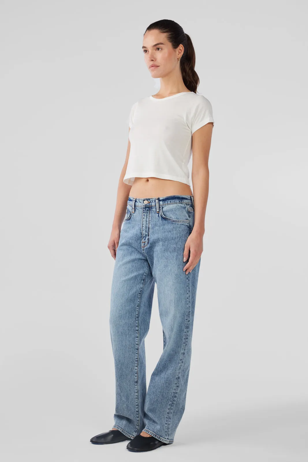 Keaton High Rise Baggy Jean - Prime Indigo