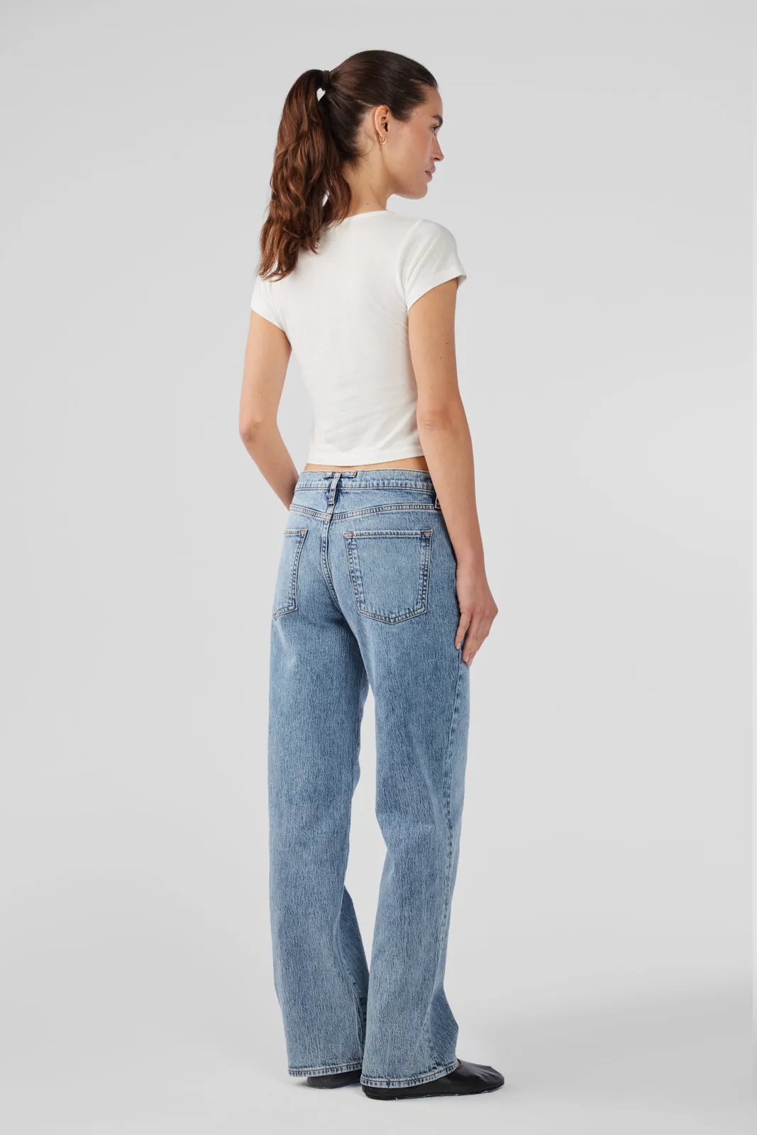 Keaton High Rise Baggy Jean - Prime Indigo