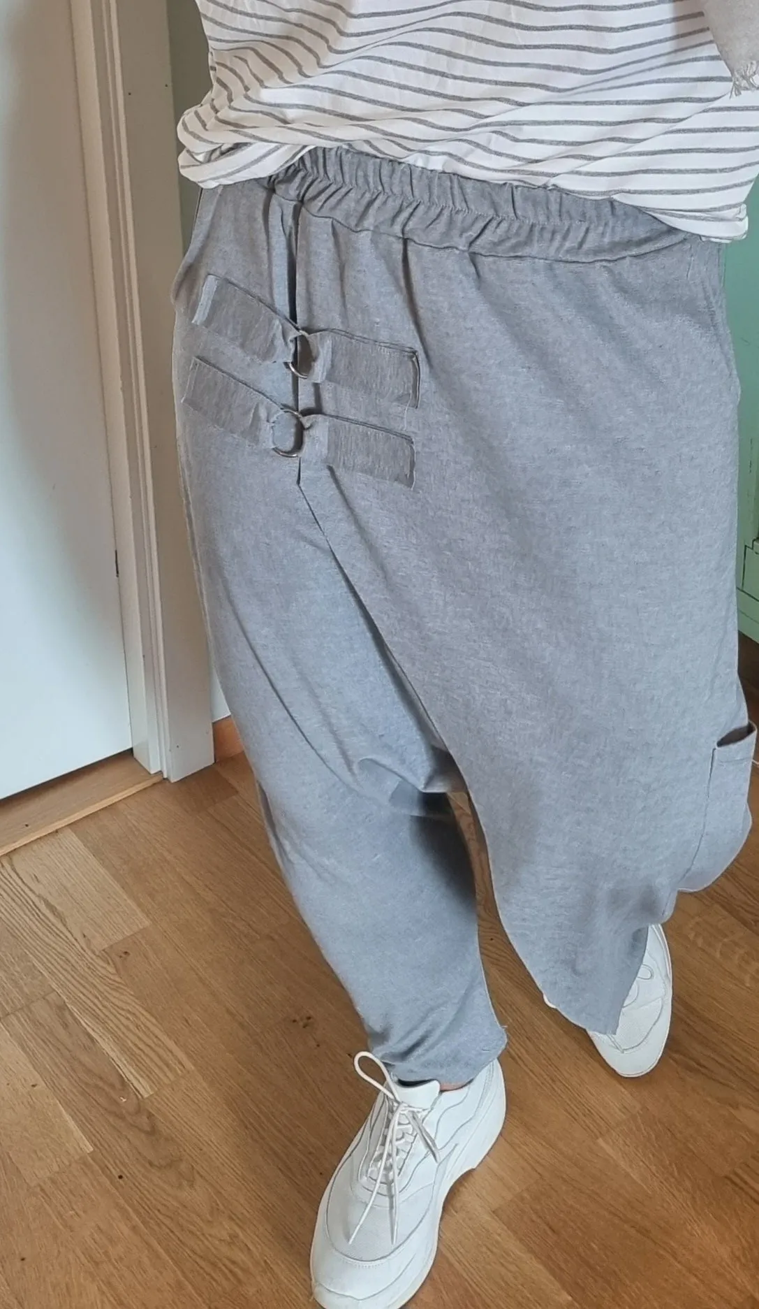 Leah Baggy Pant Grey