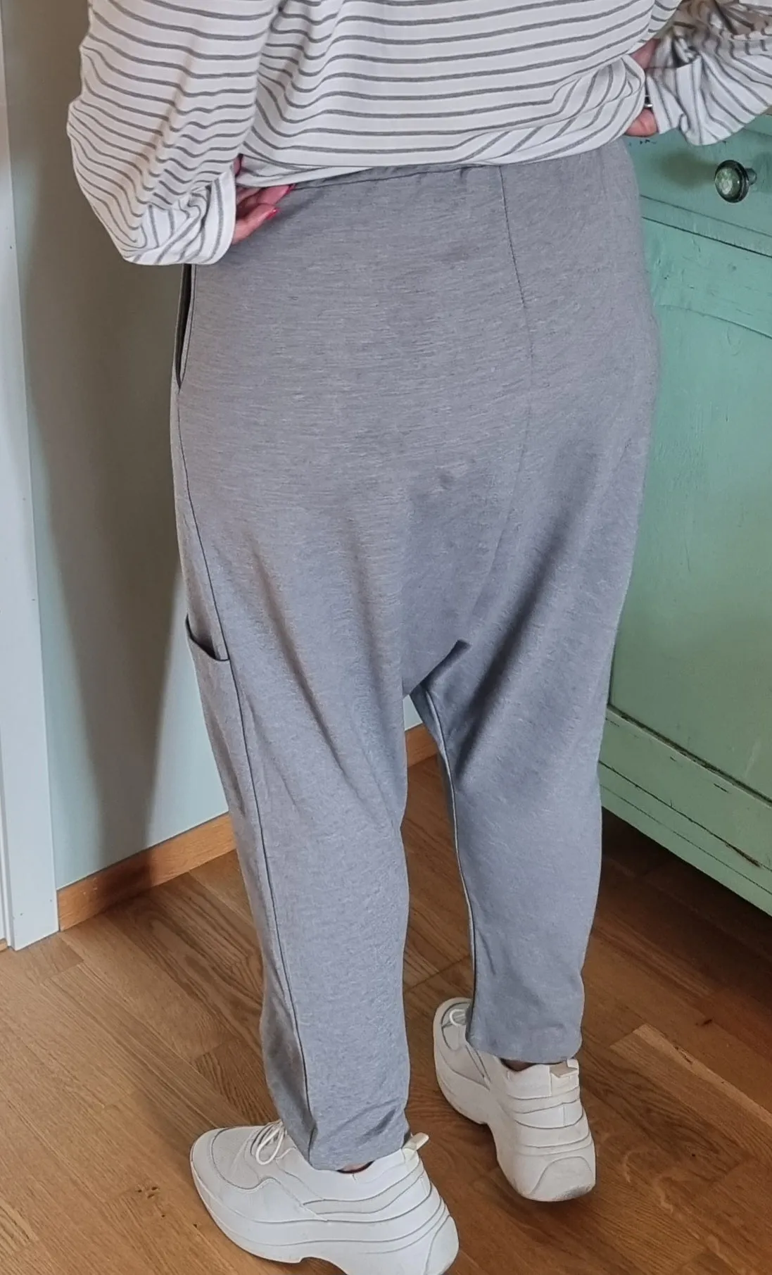 Leah Baggy Pant Grey