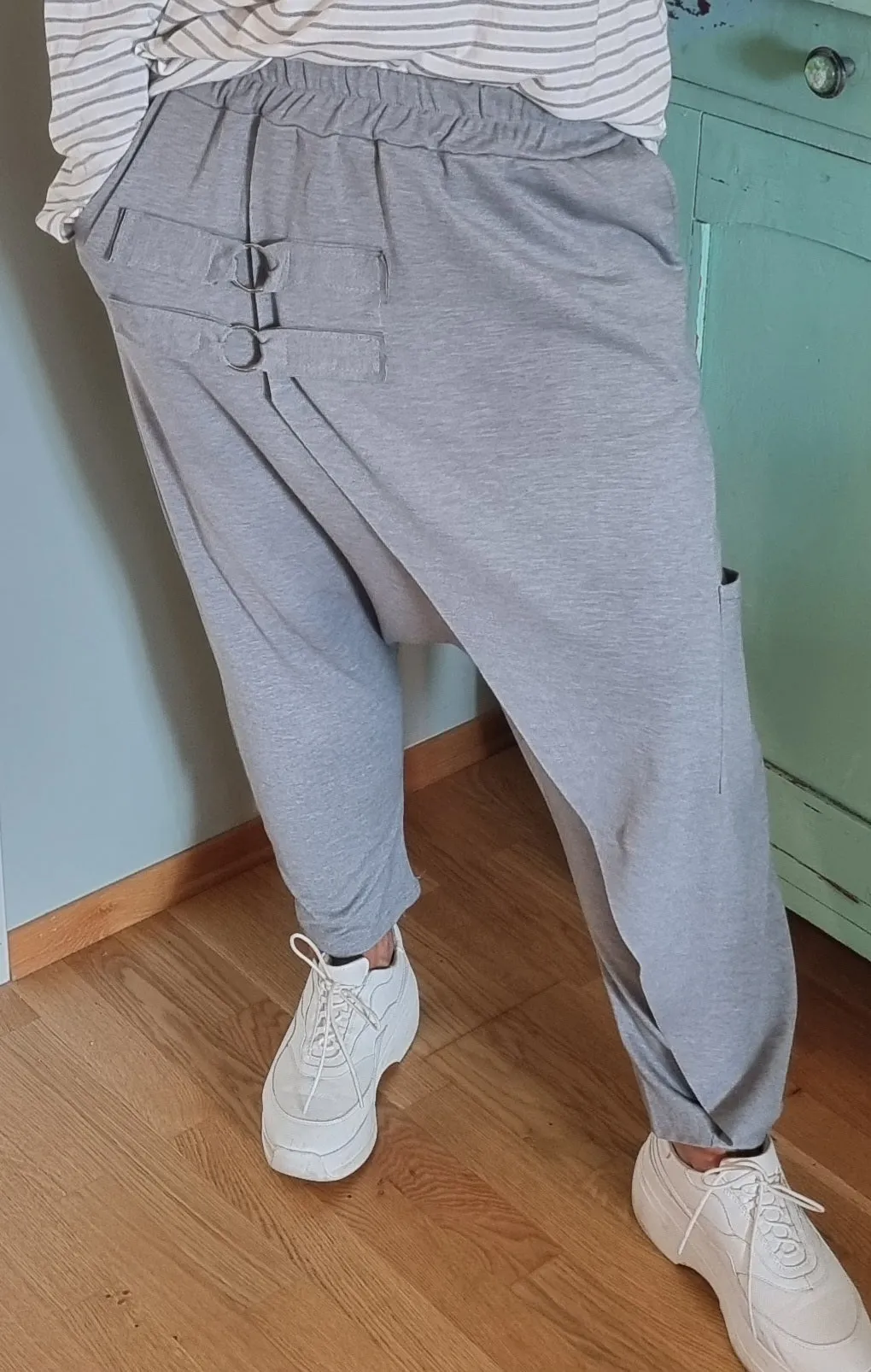 Leah Baggy Pant Grey