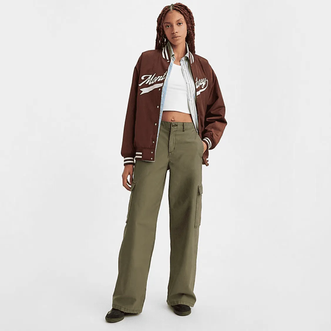 Levi's Baggy Cargo Olive Night