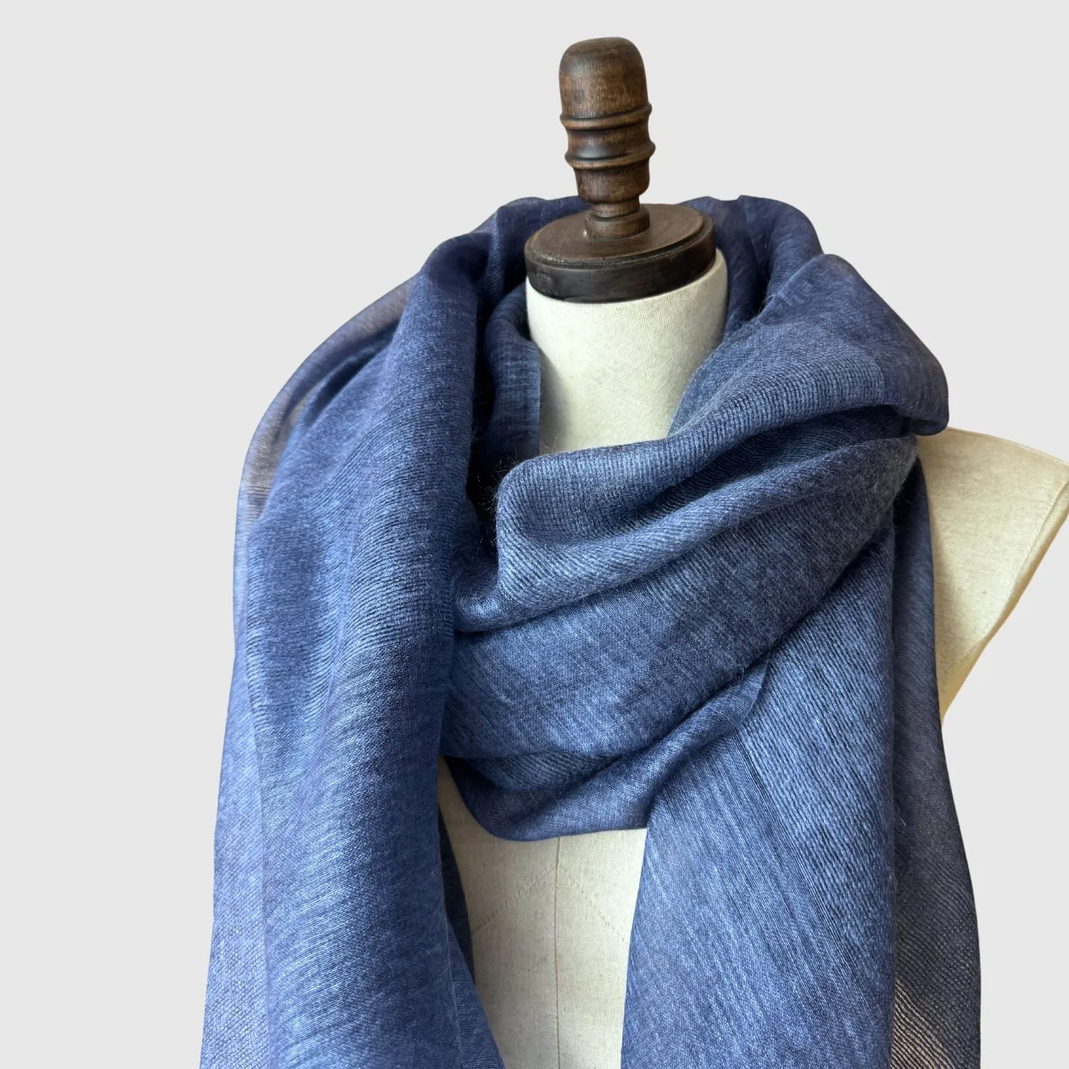 Light Silk Wool Shawl Wrap