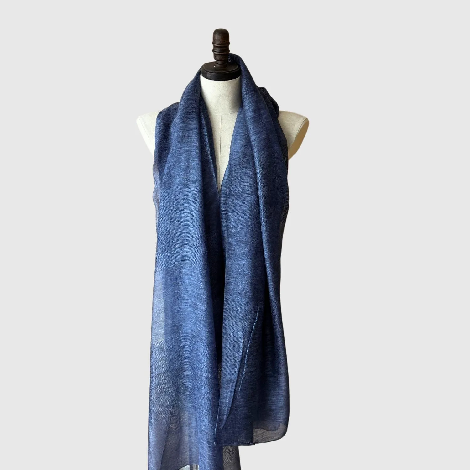 Light Silk Wool Shawl Wrap