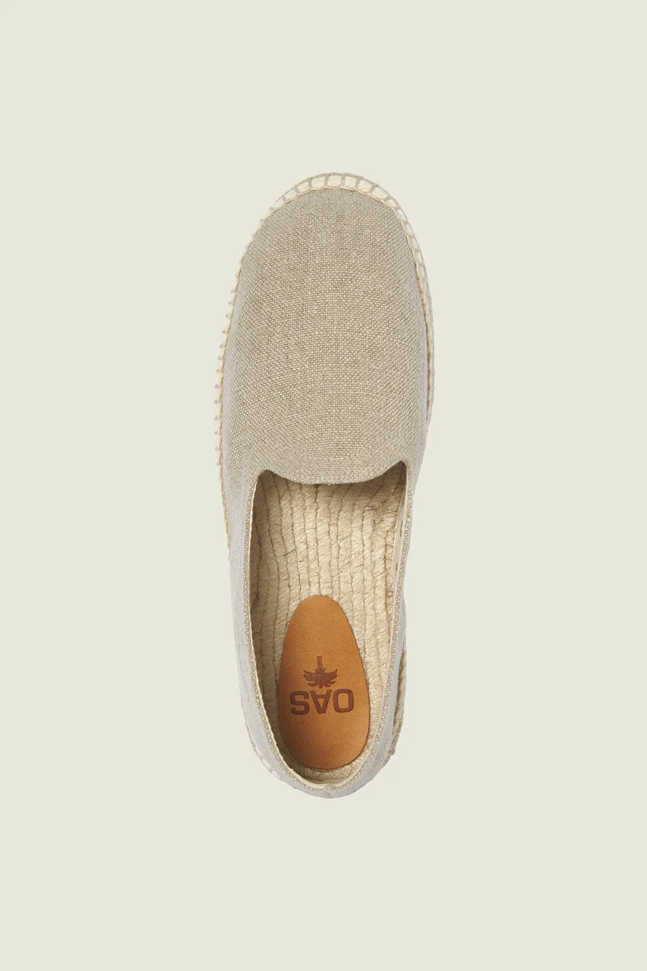 LINEN ESPADRILLES BEIGE