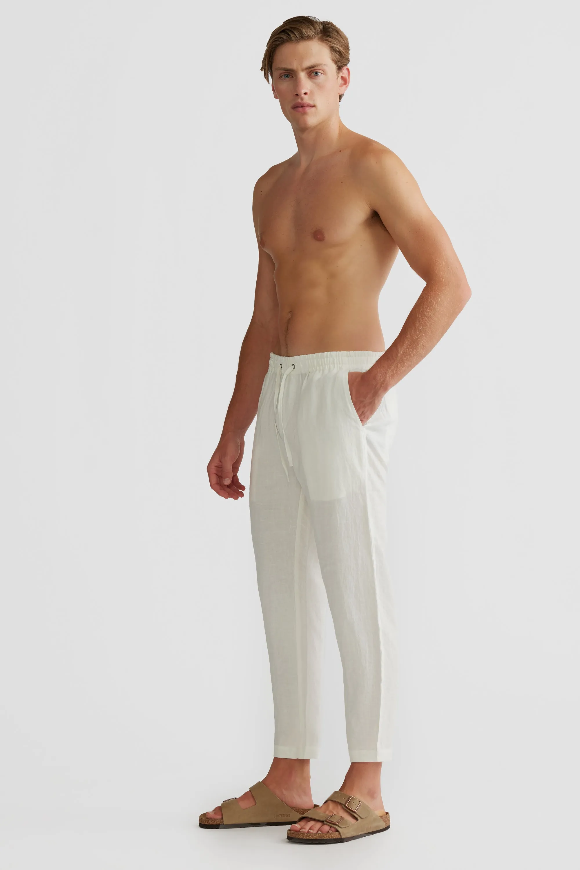 Linen Pants White