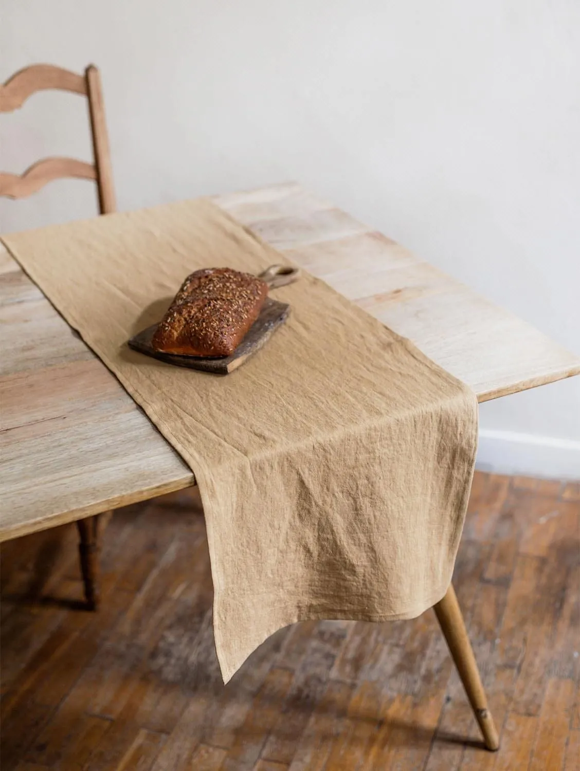 Linen Table Runner | Mustard