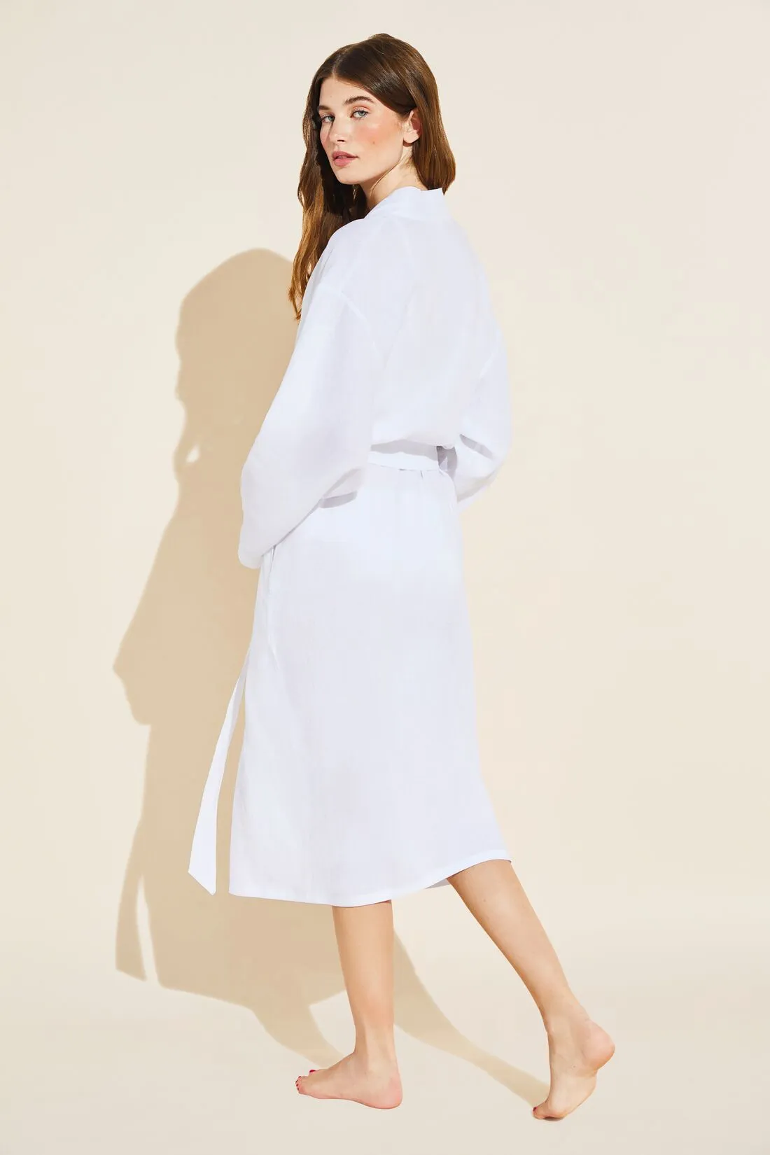 Long Linen Robe