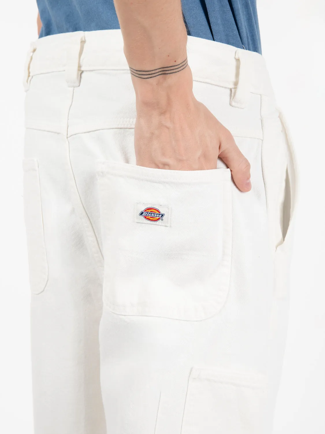 Madison baggy fit denim white