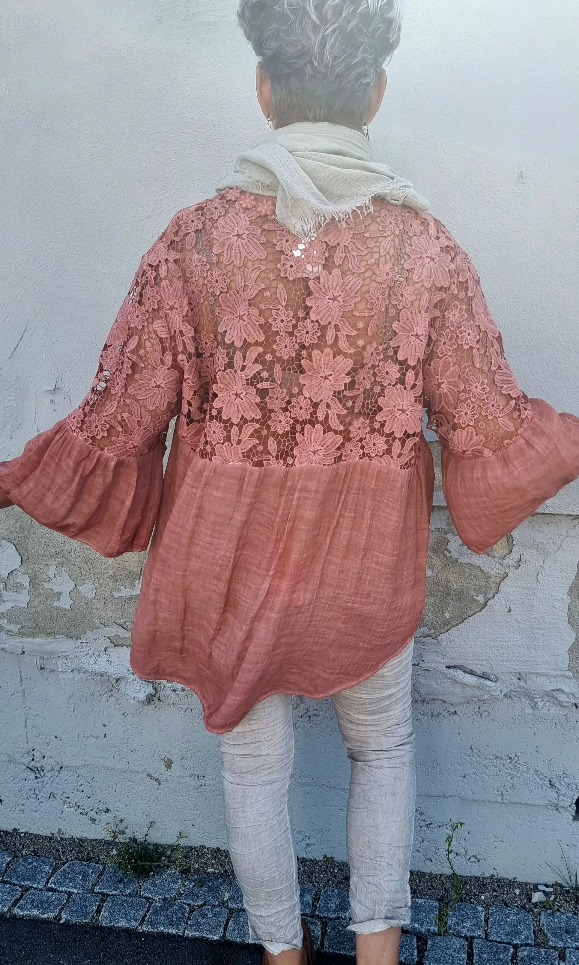 Maiken Lace Blouse Rust