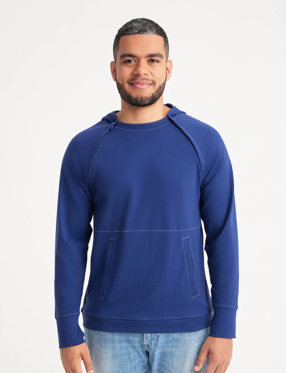 Mens Chest Port Access Hoodie by Oscar de la Renta