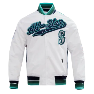 MLB ALL STAR 2023 RIB MEN'S SATIN JACKET (WHITE)