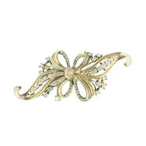 Oscar de la Renta Ribbon Brooch [181.8]