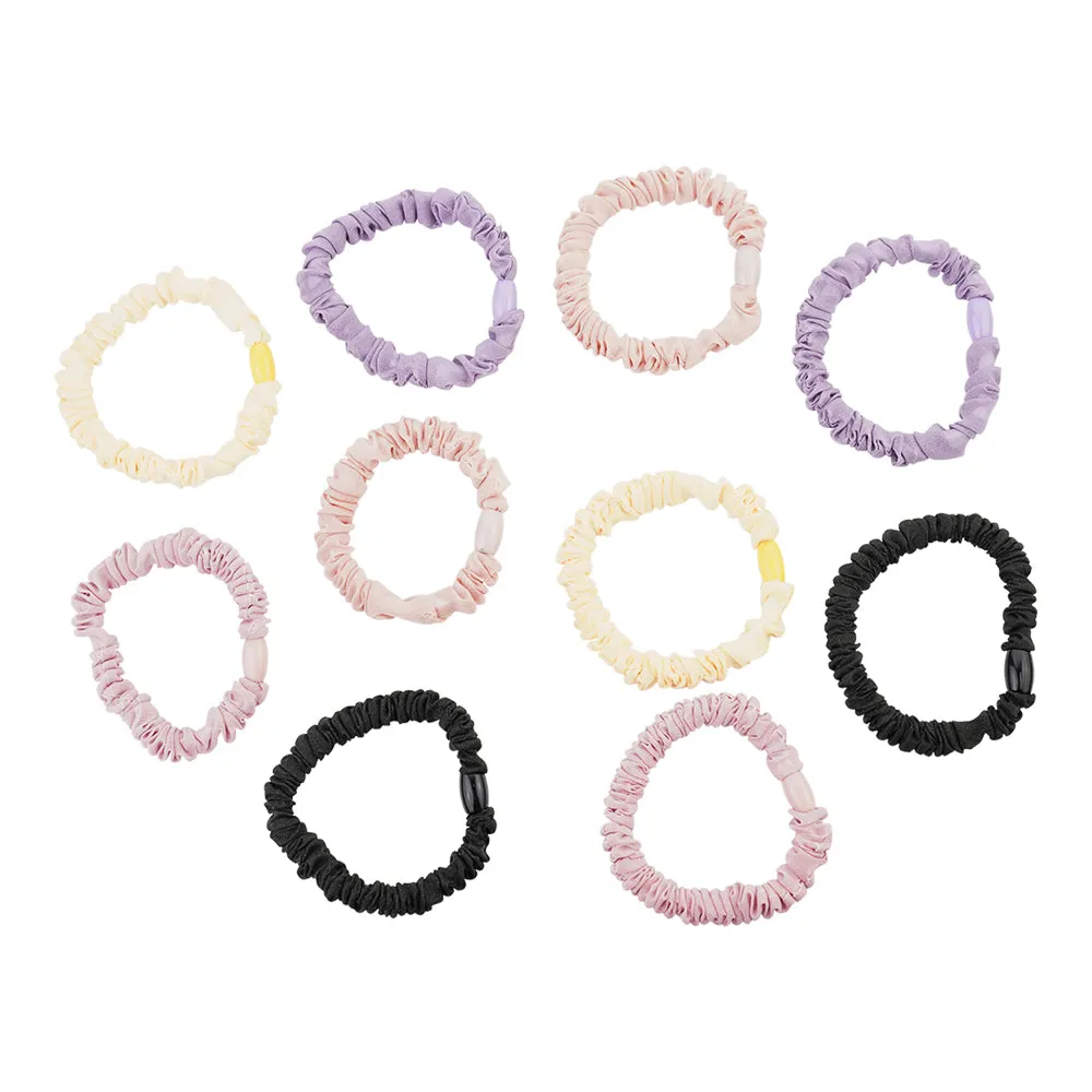 PASTEL SATIN MIX SCRUNCHIE ELASTIC