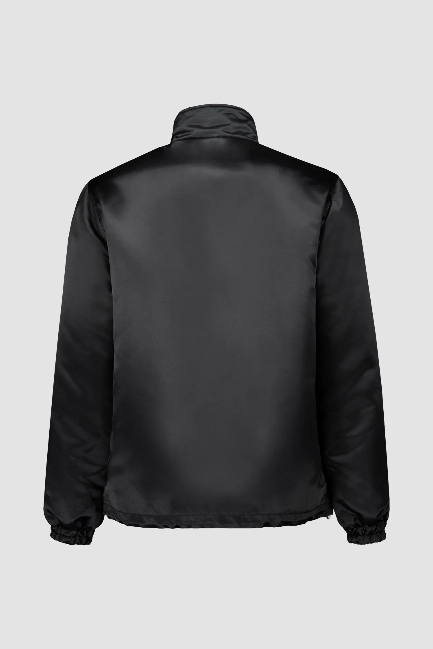 Philipp Plein Black Satin Windbreaker