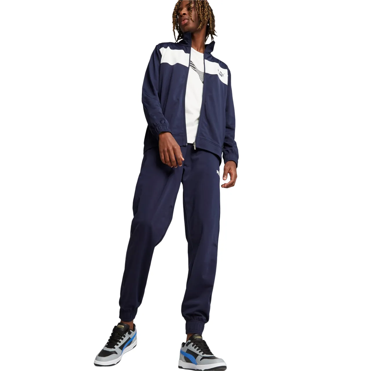 Puma men's polyester tracksuit Classic 677427-06 blue