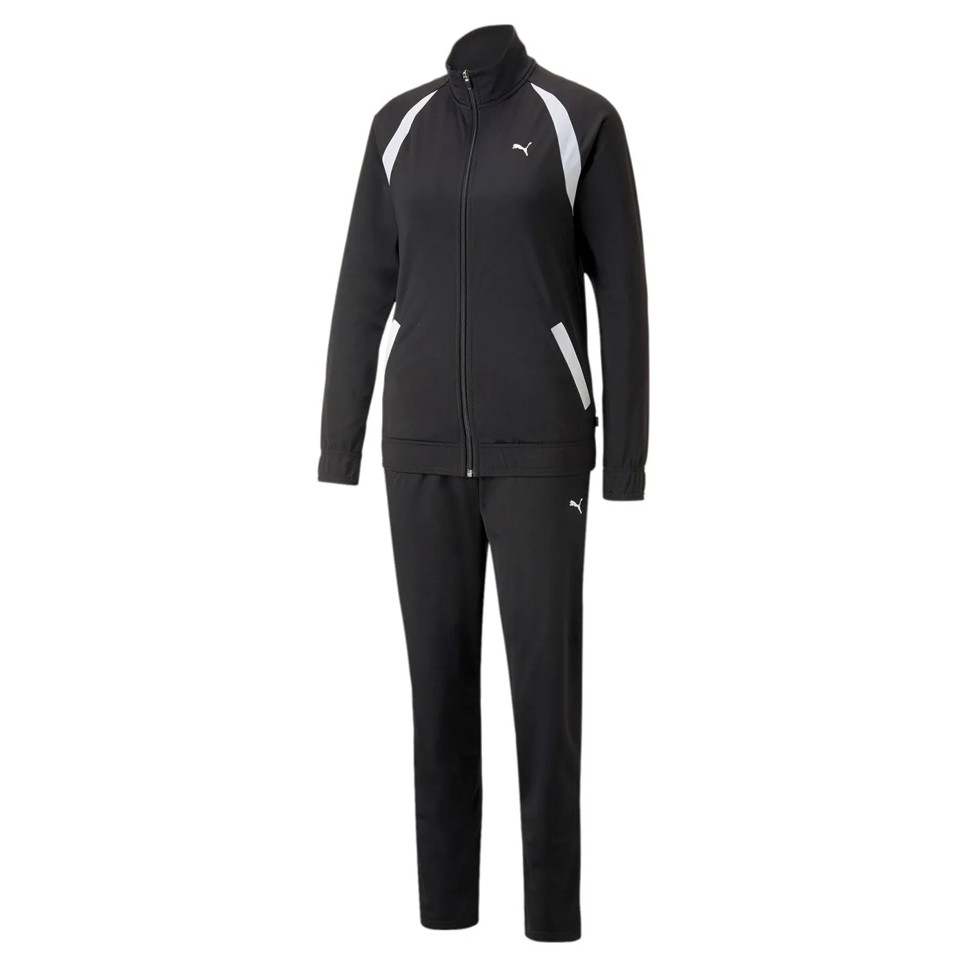 Puma Women's Classic Tricot Full Zip Polyester Tracksuit 675234-01 Black