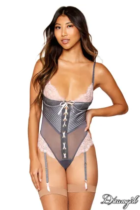 Quilted Satin Teddy