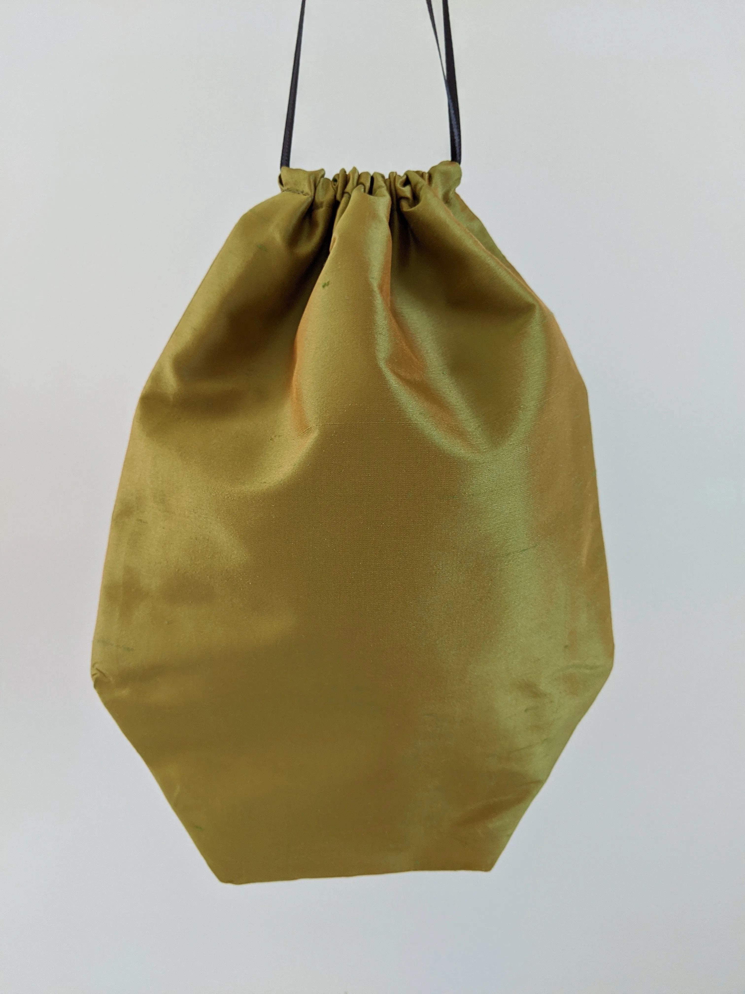 Reticule - Green Shot Silk