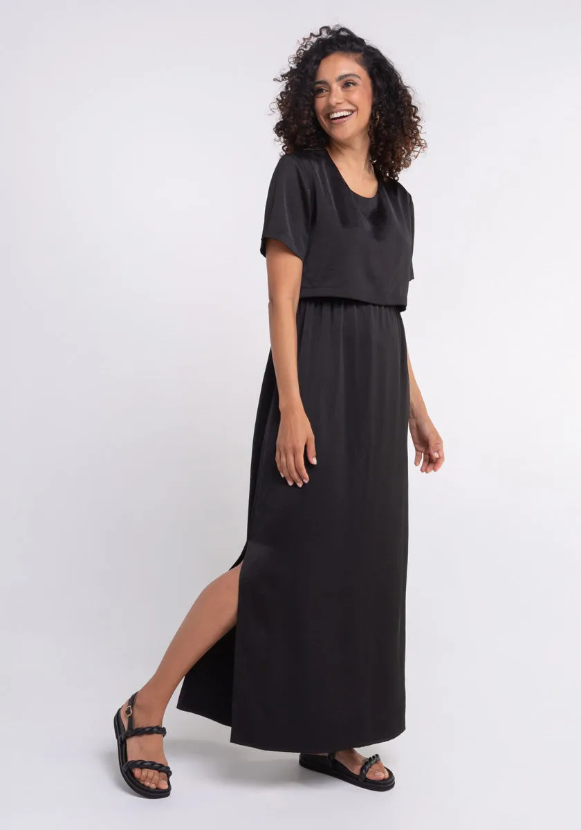 Robe GUIA Black Satin