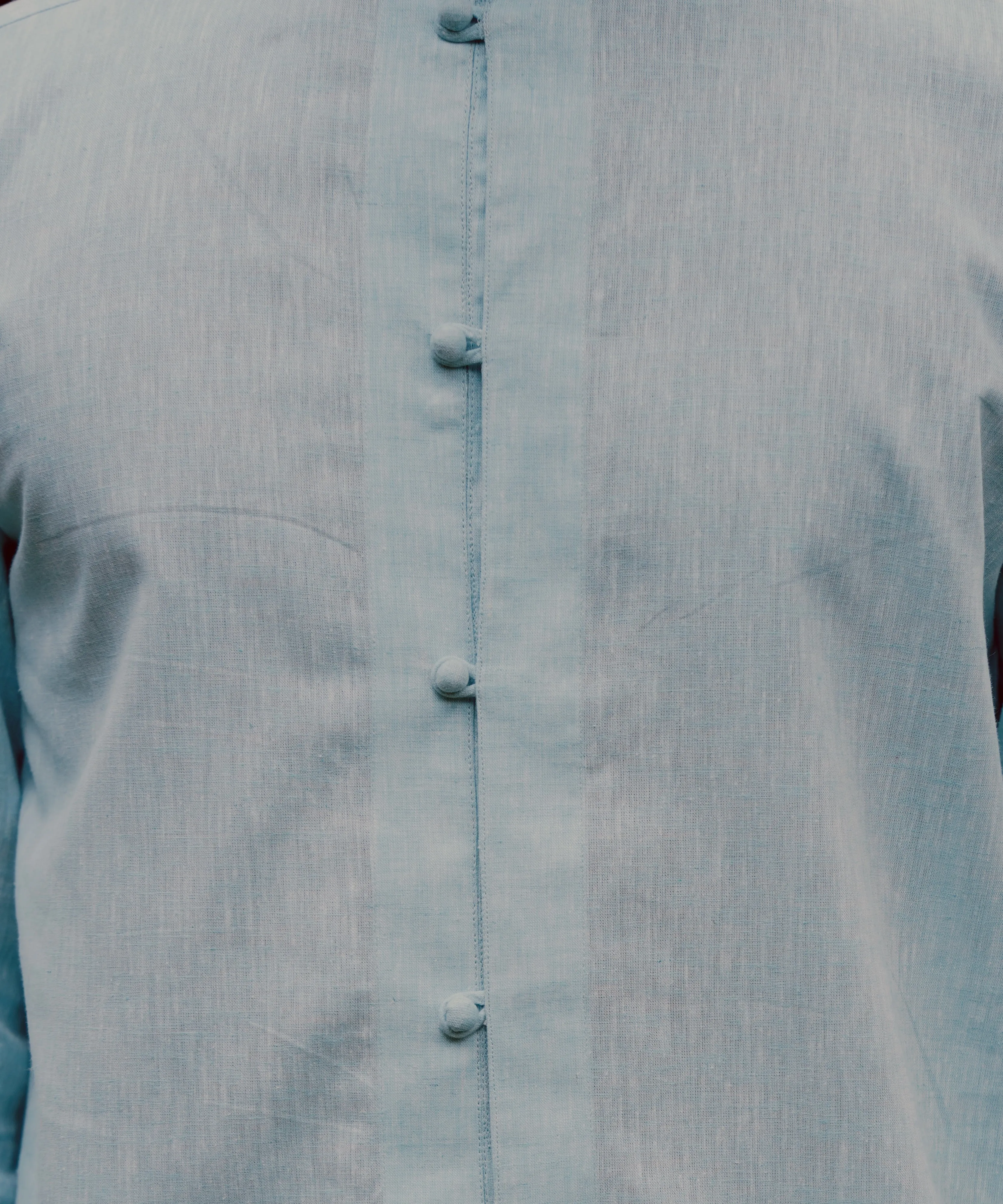 Sapphire Cotton Linen Shirt