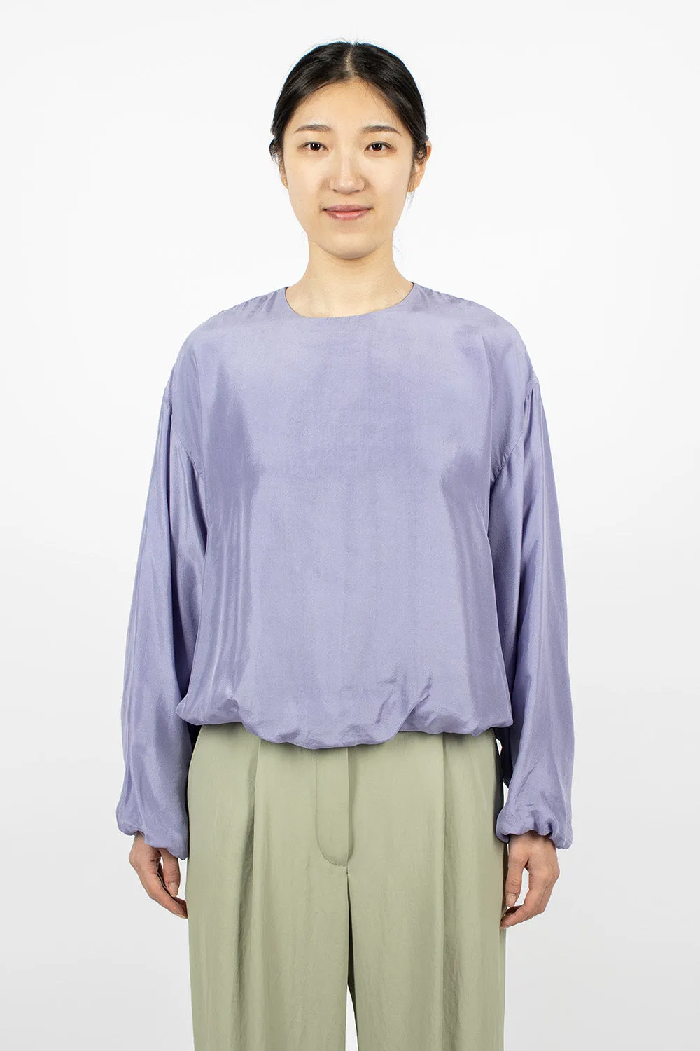 Silk Blouse Lavender