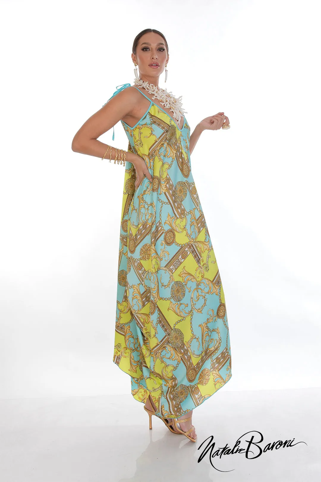 Silk Tie Dress - Murano