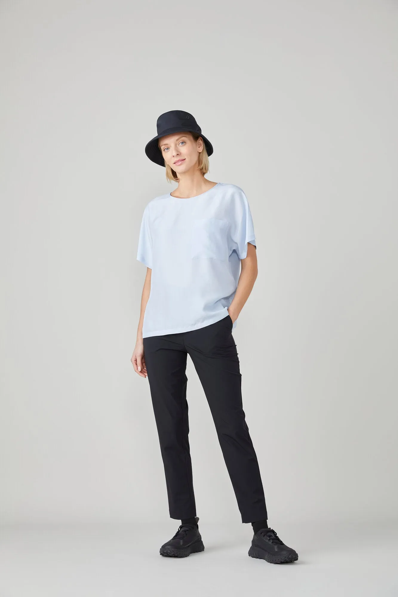 Slouchy Silk Tee