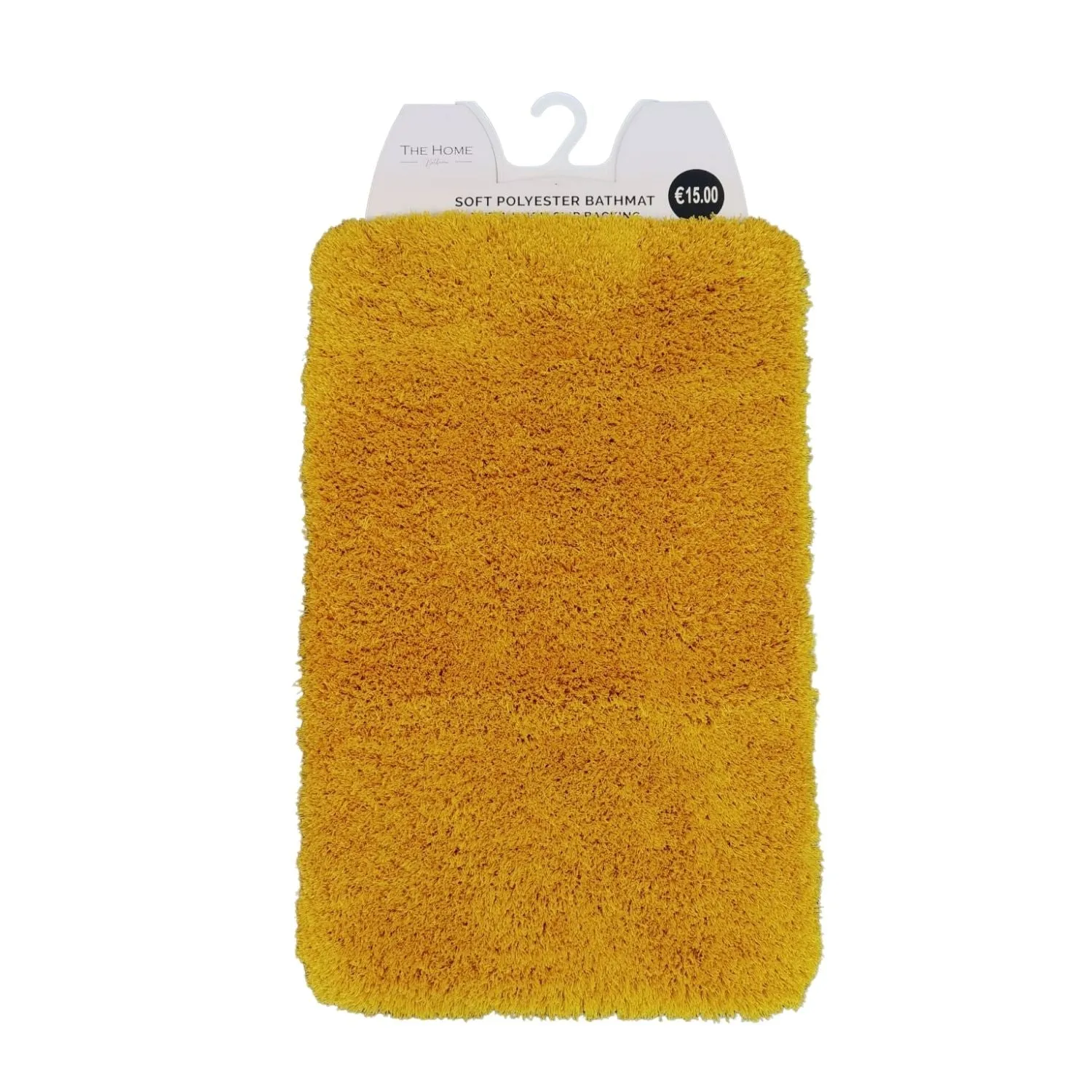 Soft Polyester Bath Mat - Ochre