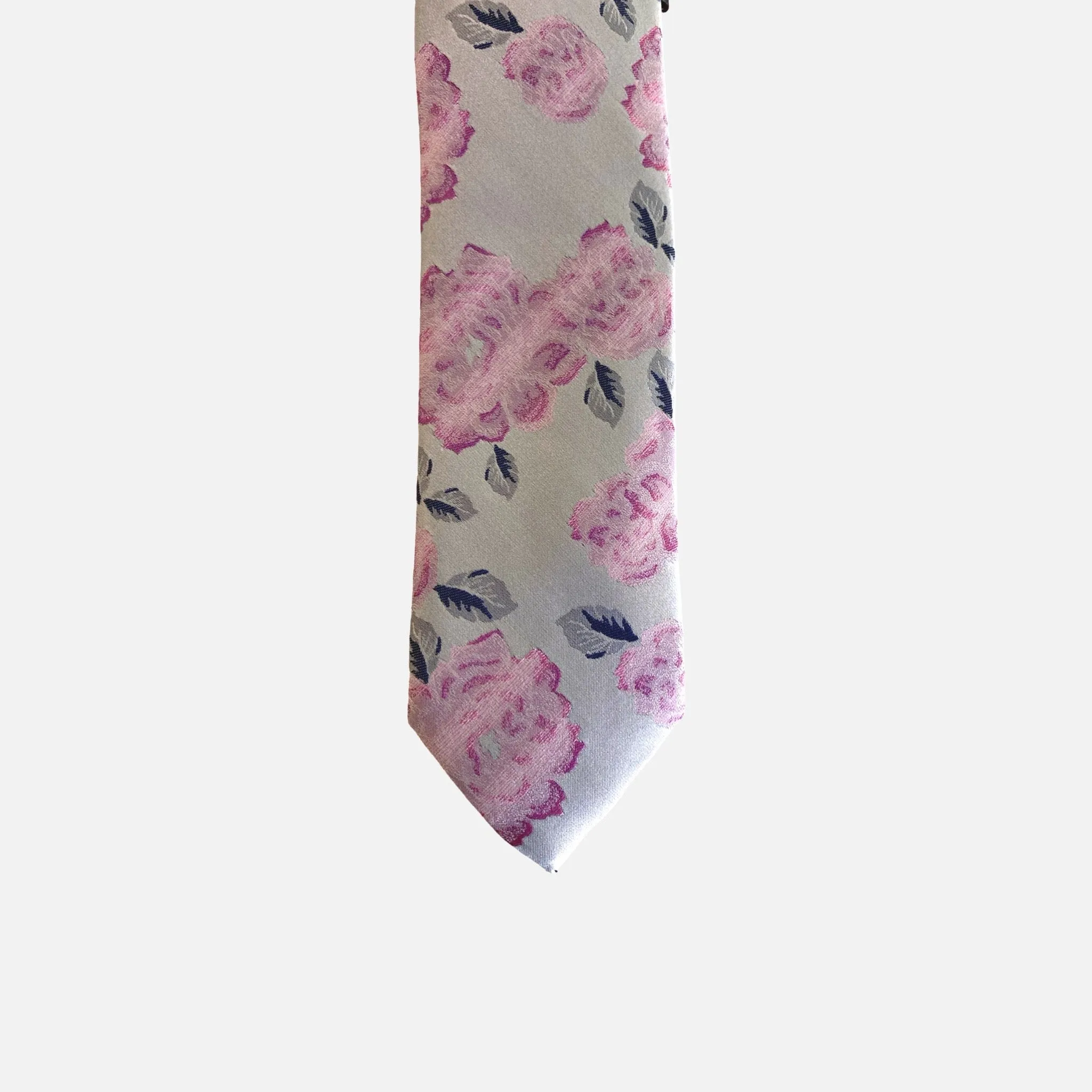 Steven Land Silk tie and Hanky “BW2424” Pink