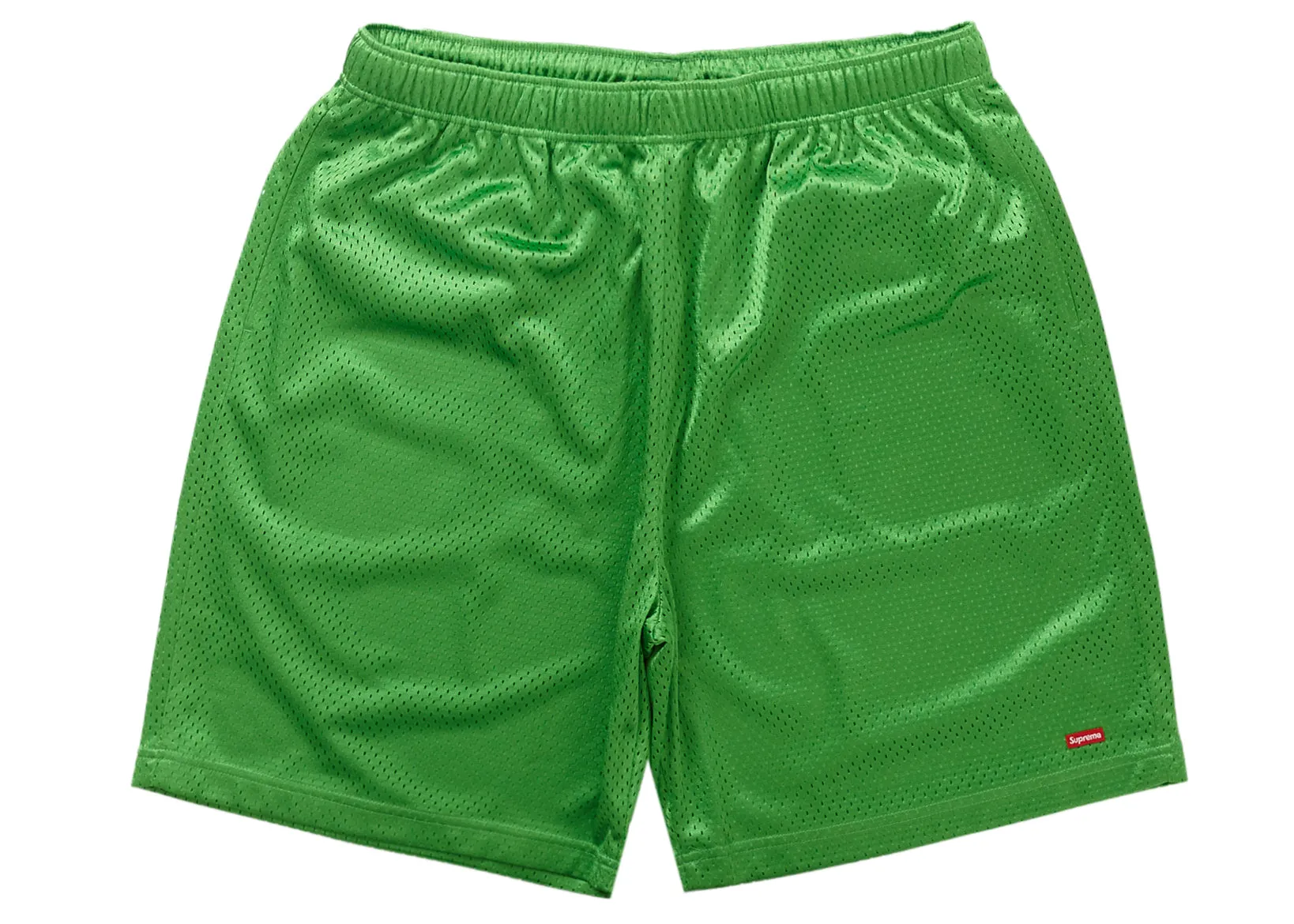 Supreme Small Box Baggy Mesh Short Green