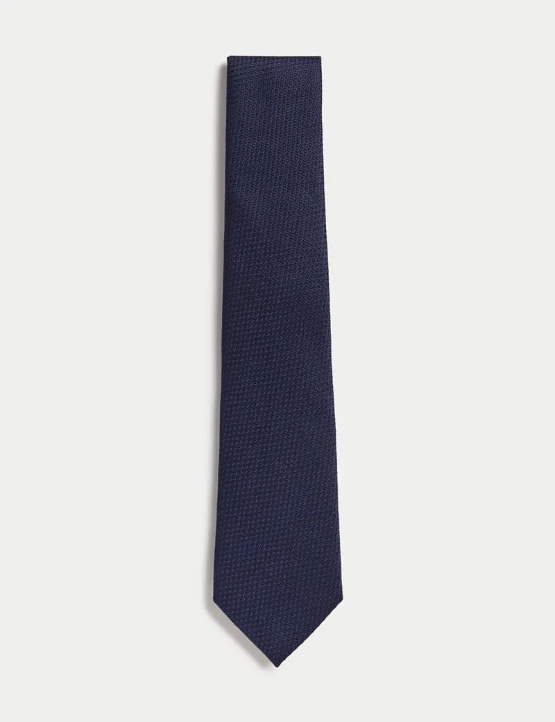 Textured Pure Silk Tie