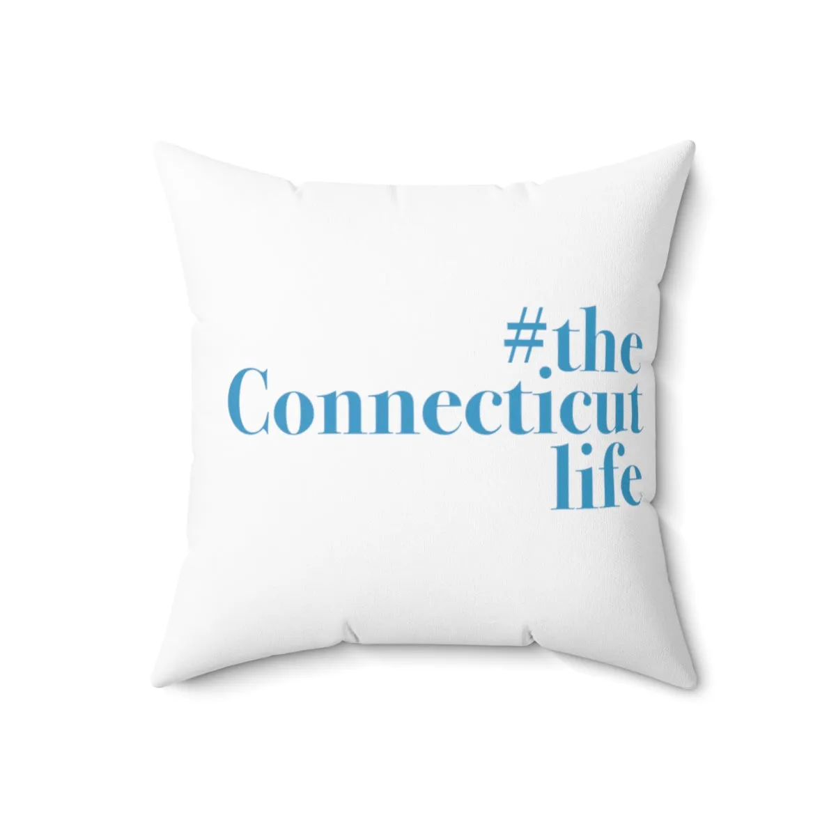 #theconnecticutlife Spun Polyester Square Pillow