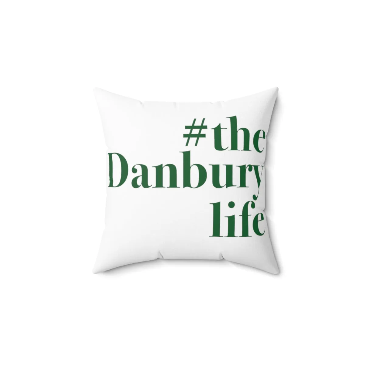 #thedanburylife  Spun Polyester Square Pillow