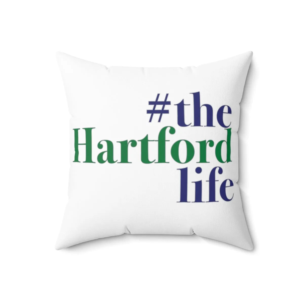 #thehartfordlife  Spun Polyester Square Pillow