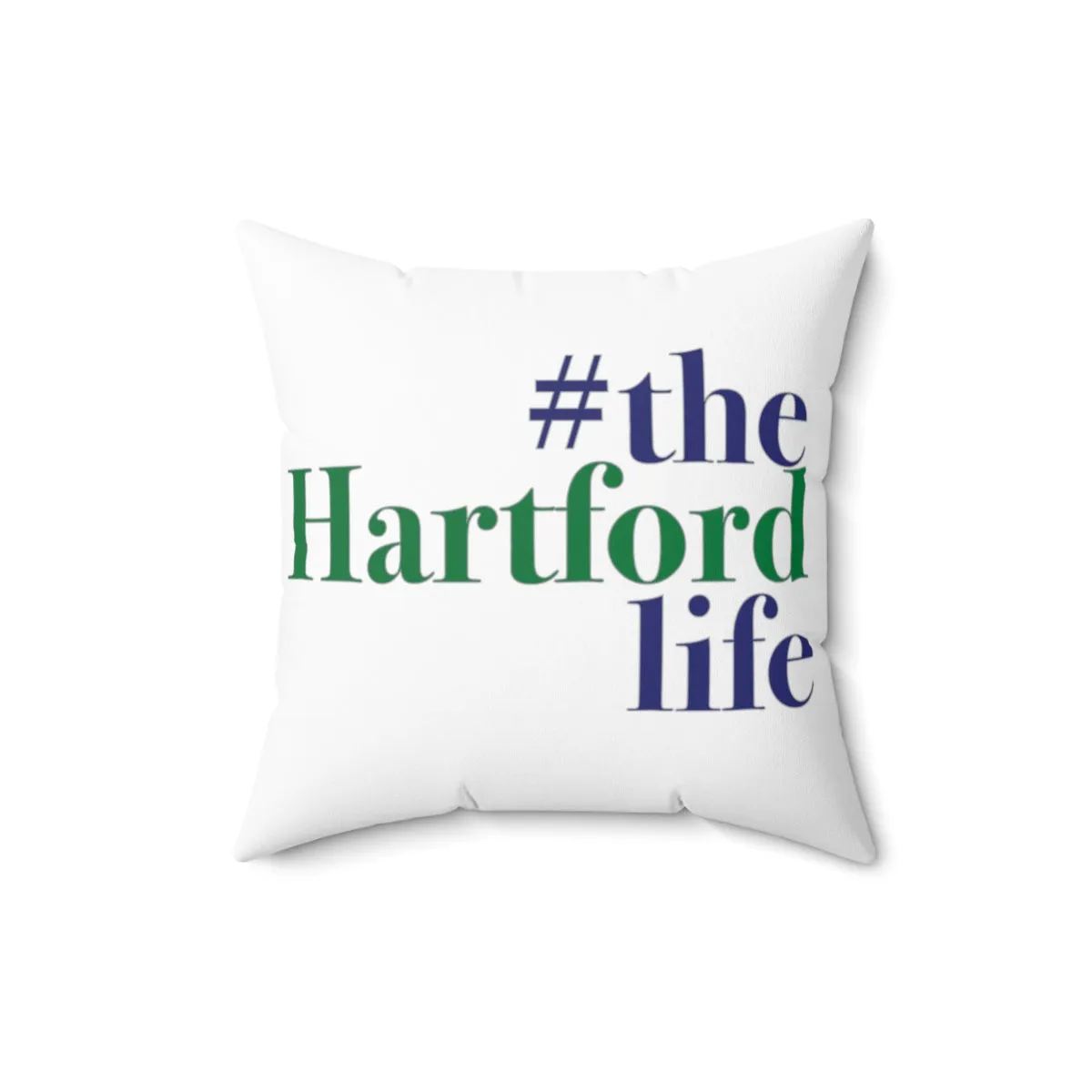 #thehartfordlife  Spun Polyester Square Pillow