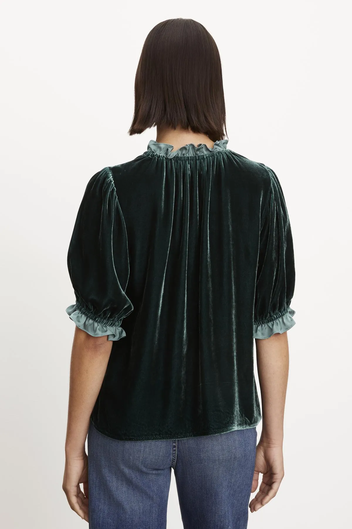 VAL SILK VELVET TOP