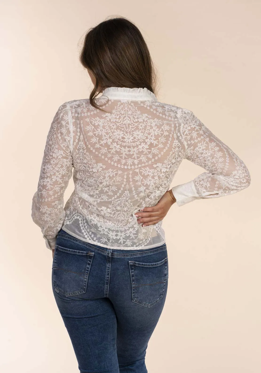 Victorian Lace Blouse - White