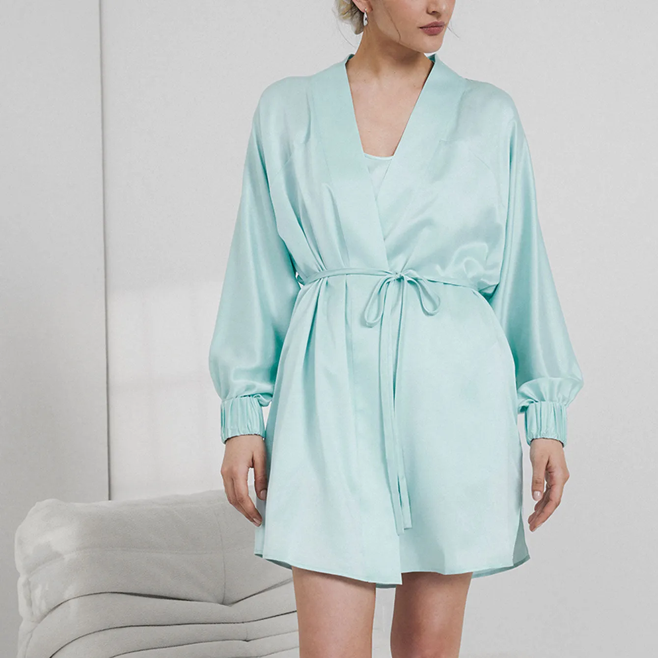 Washable Silk Robe