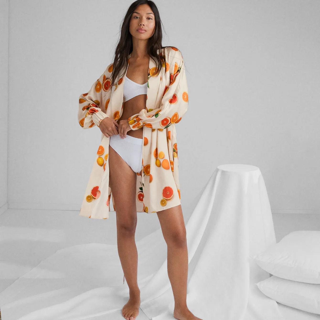 Washable Silk Robe