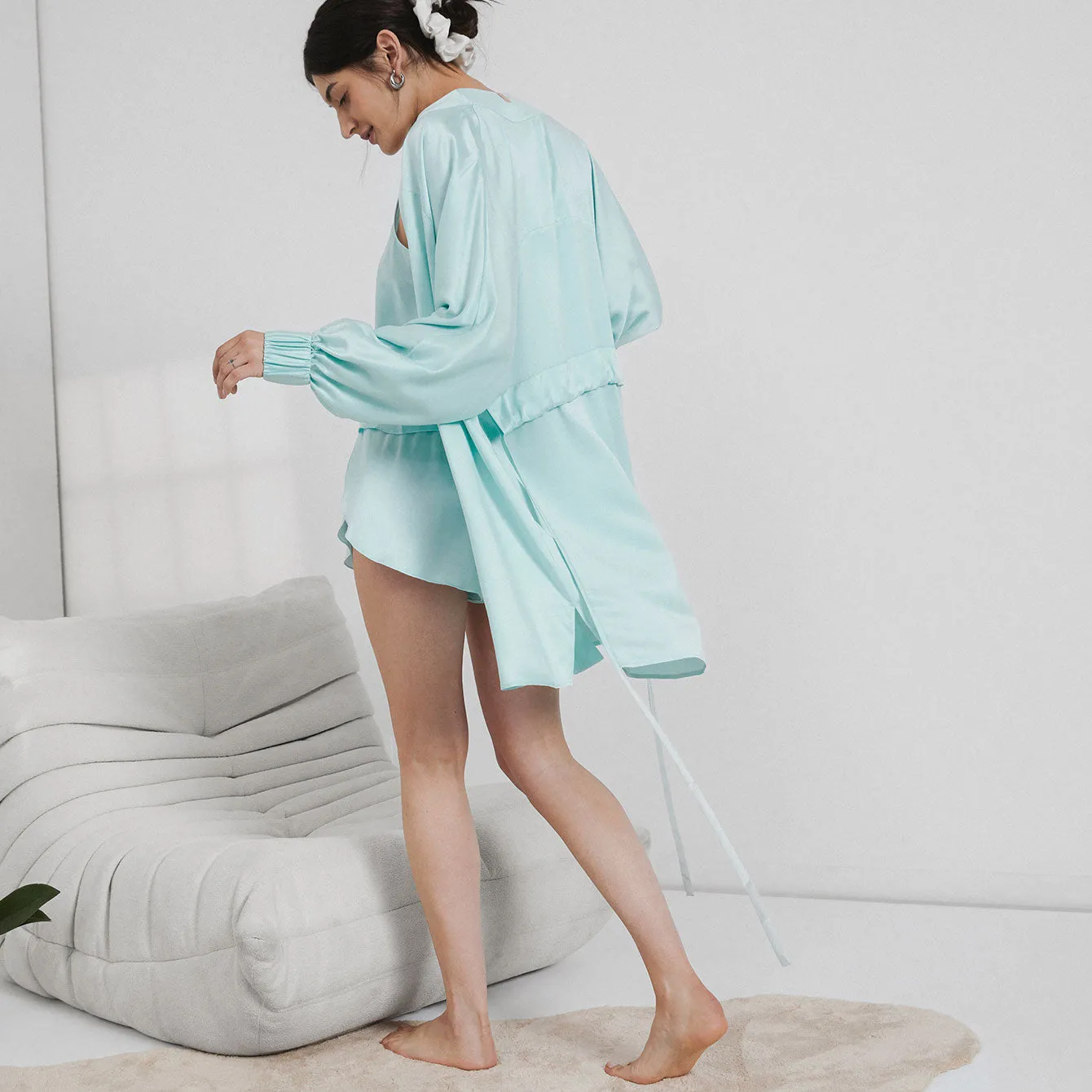 Washable Silk Robe