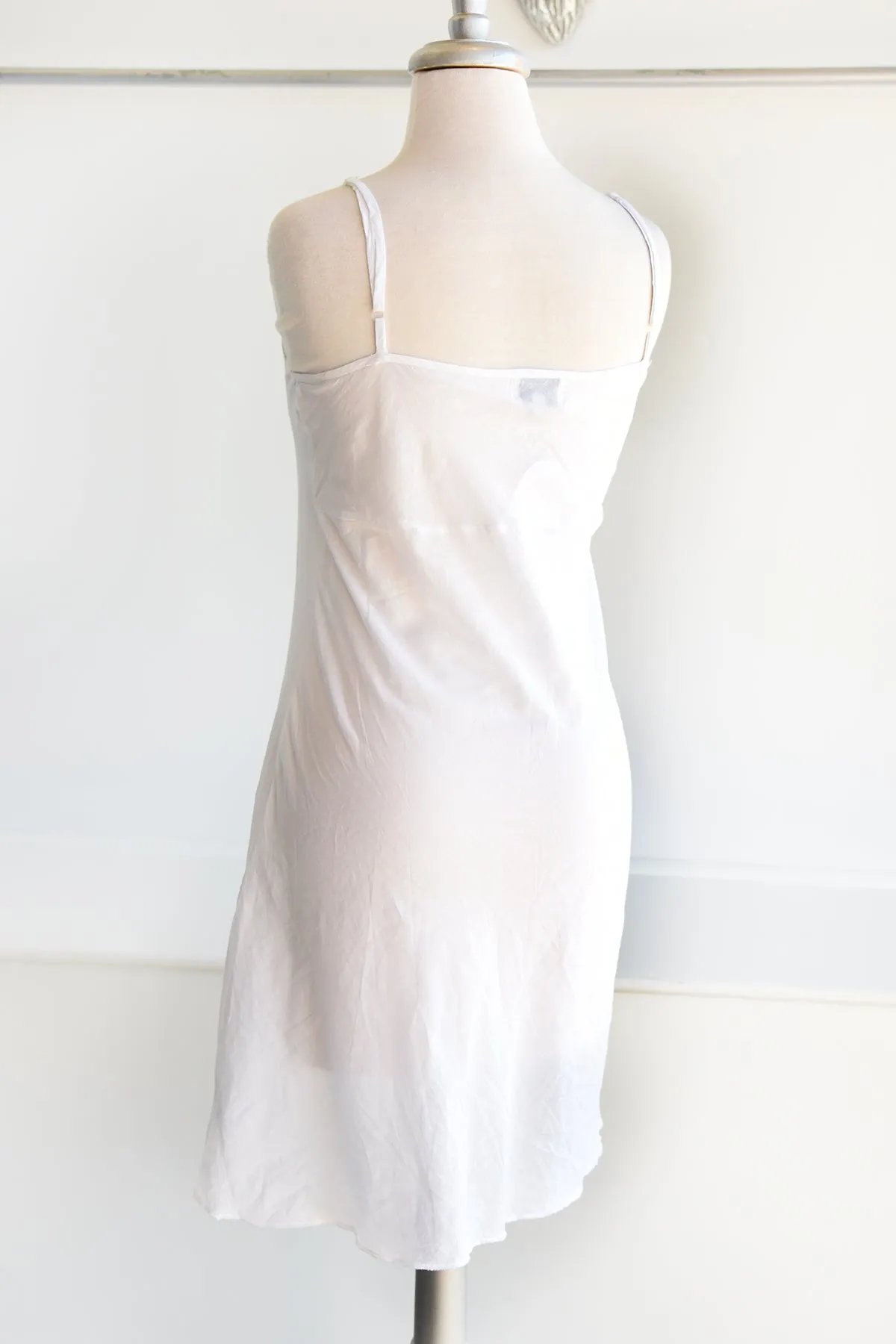 WHITE COTTON SLIP