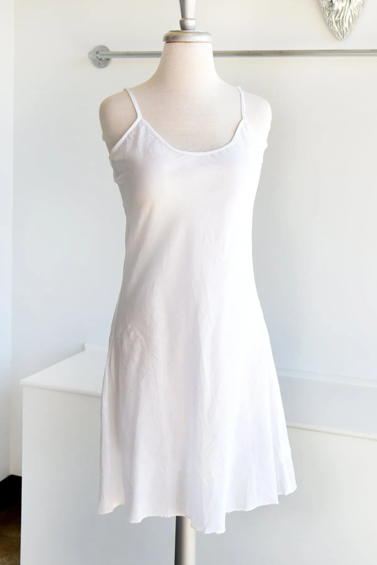 WHITE COTTON SLIP