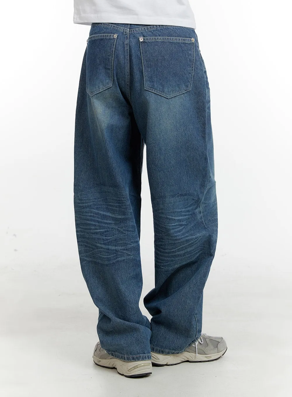 Wide Fit Baggy Jeans CA401