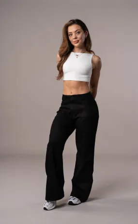 Womens Baggy Fitjeans - Black